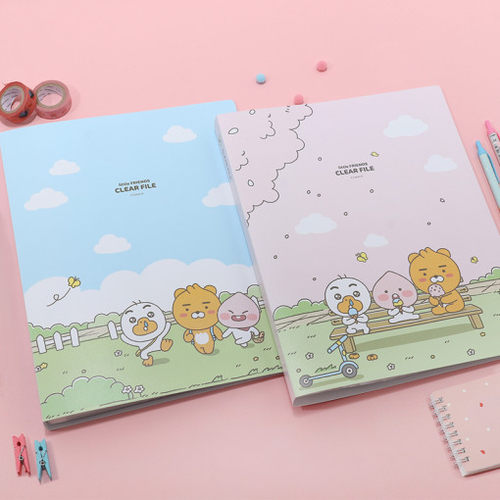 可爱韩国卡通风资料收纳夹孕检单