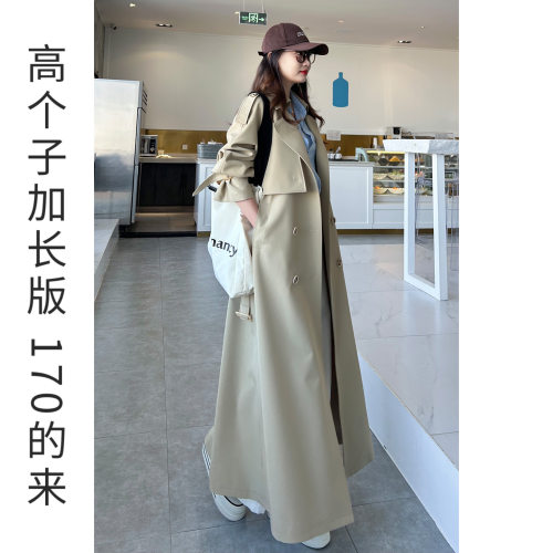 春秋时尚流行气质chic高个子风衣
