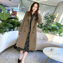 中长款风衣外套女春秋2025新款春季休闲高级感英伦卡其色韩系chic
