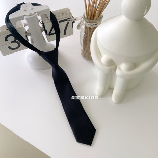 Q宝家童品 男童领带领结配饰搭配衬衫儿童花童演出婚礼学院风潮