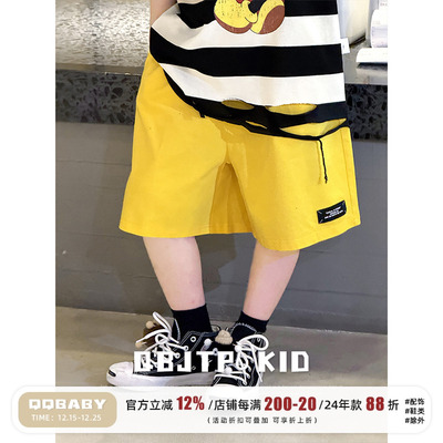 男童短裤夏季薄款儿童条纹五分裤