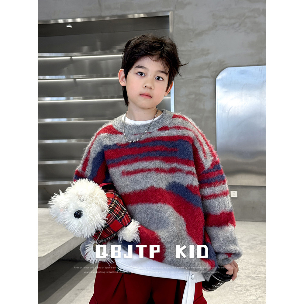 Q宝家童品新款 男童毛衣儿童春秋冬季内搭针织衫中大童时尚上衣潮,童装/婴儿装/亲子装,毛衣/针织衫,淘宝优惠券,粉丝福利购,淘宝优惠卷