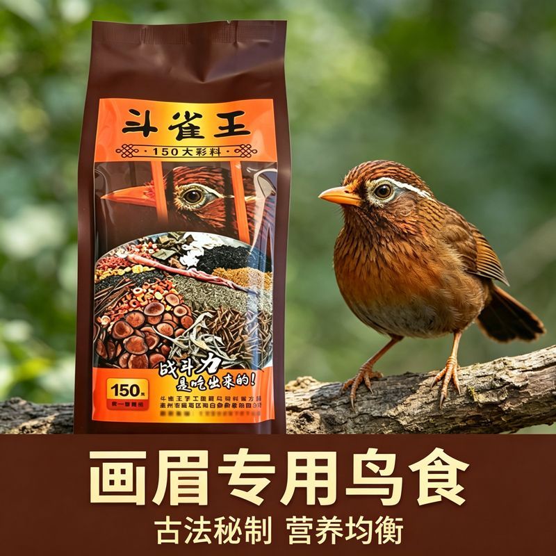 斗雀王手工画眉鸟食饲料