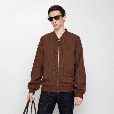 重磅超柔软针织时装开衫