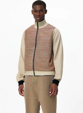 时着95鹅绒riri拉链羊驼毛冬季机能羽绒服抗寒街头立领时装夹克男