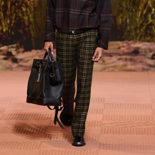 秋冬季 休闲裤 节时装 超酷格纹防寒时装 香蕉裤 时着羊毛加厚花呢男士