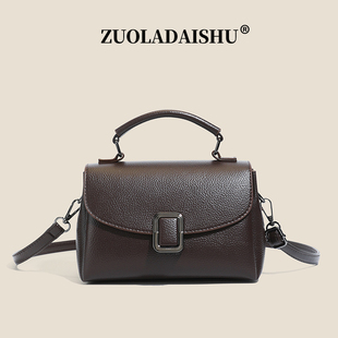 2026新款气质百搭品牌手提包通勤洋气单肩斜挎包隔层软皮时尚女包