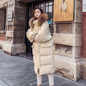 ins冬季港风棉服2020年新款女韩版中长款加厚oversize棉衣外套潮