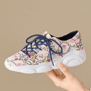 汤姆斯女鞋 百搭休闲舒适系带布鞋 可爱风帆布鞋 新款 2026夏季 Tt&Mm