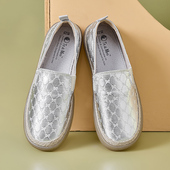 汤姆斯舒适轻便女鞋 英伦一脚蹬懒人乐福鞋 平底秋季 Tt&Mm 浅口单鞋