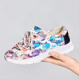 夏季 复古厚度增高帆布鞋 薄款 轻便布鞋 Tt&Mm 女潮鞋 汤姆斯低帮女鞋