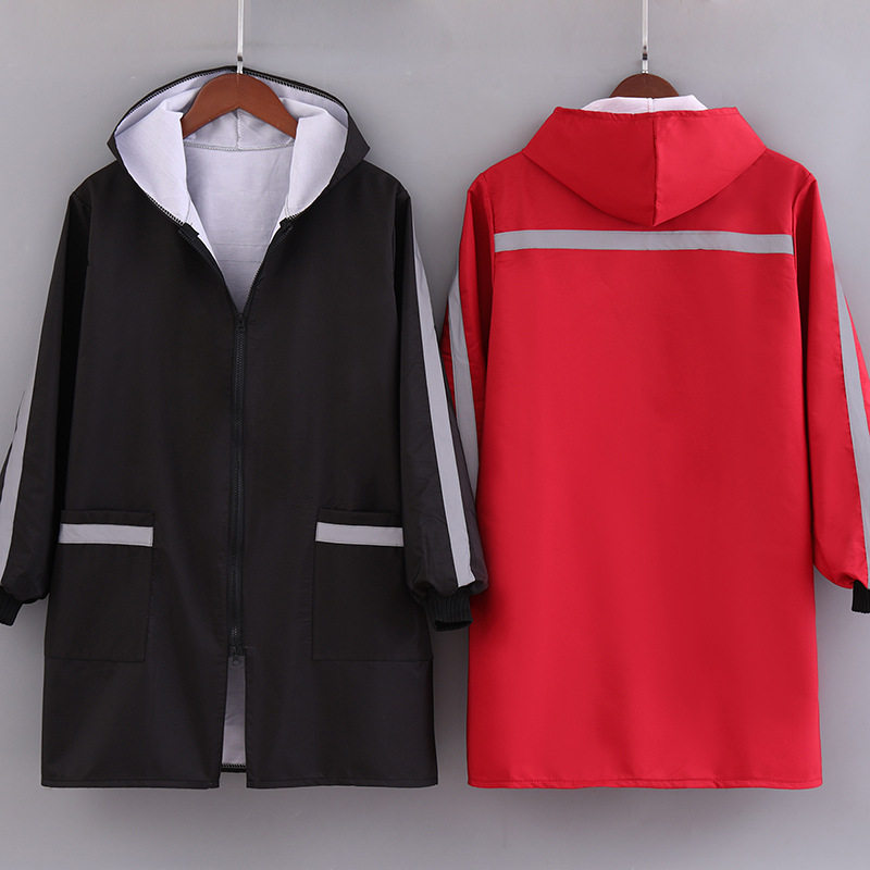 新款连帽罩衣长袖围裙防水防油防污印制干活上班反光条雨衣工作服,家庭/个人清洁工具,围裙套装,淘宝优惠券,粉丝福利购,淘宝优惠卷