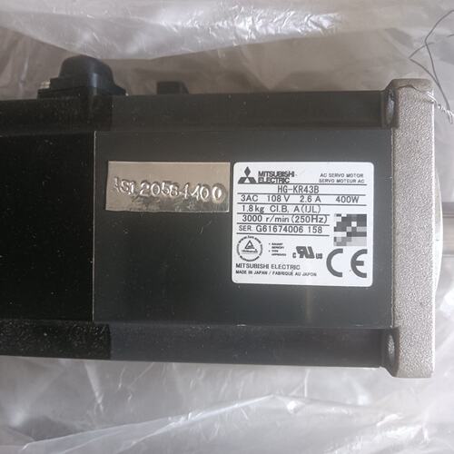 议价三菱伺服电机HG-KR43B，400W，三相AC108V 2