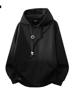 官方正品Mrakeai Kyyds MK黑色连帽卫衣男士2025秋冬季宽松休闲百