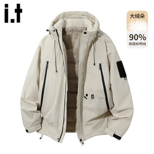 官方正品Mrakeai Kyyds MK潮牌连帽派克羽绒服男款2025冬季加厚保