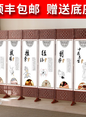 简易屏风折叠移动隔断墙卧室遮挡家用客厅现代简约办公室平风帘