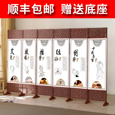 简易屏风折叠移动隔断墙卧室遮挡家用客厅现代简约办公室平风帘