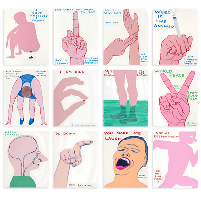 大卫Davidshrigley版画复刻画芯