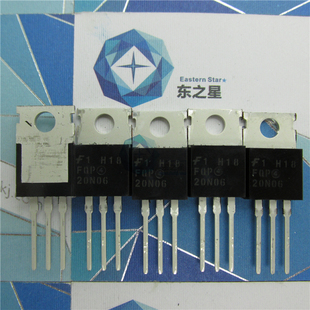 FQP20N06场效应管20N06 20A60V TO-220直插三极管LED配套电子元件