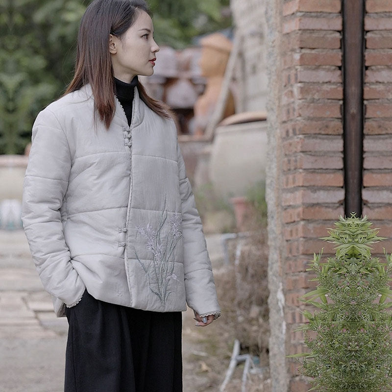 冬天小袄唐装女装中国风棉服女冬盘扣棉袄秋冬禅服女士外套小棉袄