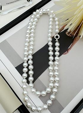 海水维纳斯冷光澳白珍珠长项链