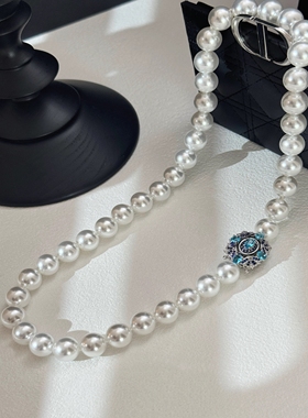 轻奢高雅澳白珍珠项链