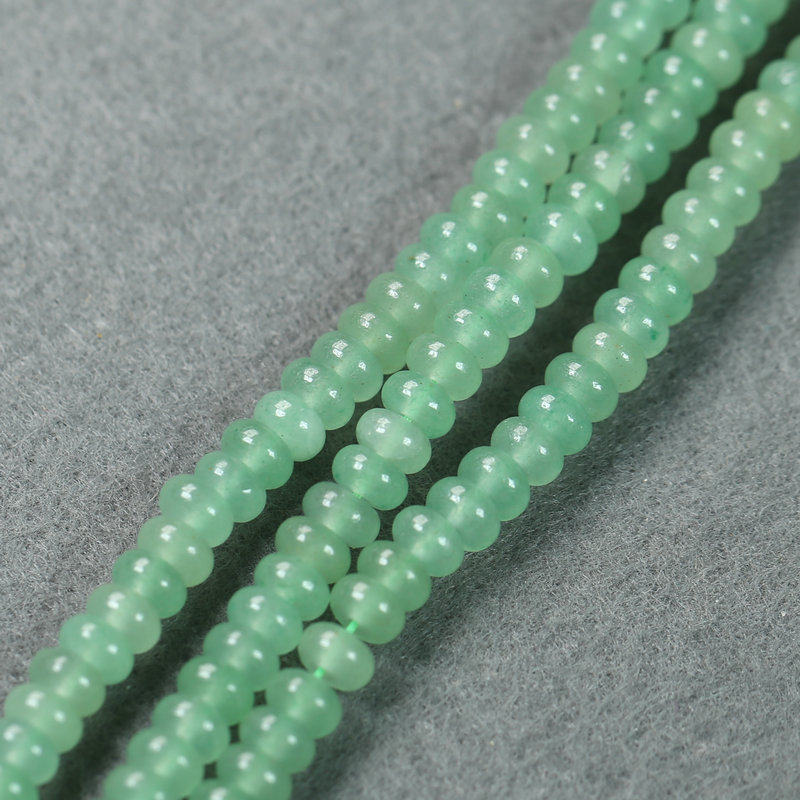 天然玉石东陵玉算盘珠10*9mm老型珠桶珠手工串珠材料DIY饰品配件