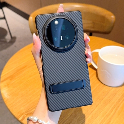 适用荣耀MagicV5手机壳折叠屏新款铰链中轴全包防摔磨砂超薄ins风潮牌保护套翻盖式皮套碳纤维带支架高级感男