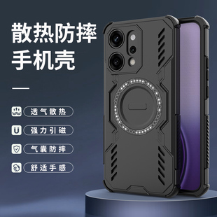 磁吸全包防摔硅胶软壳Reno14Pro气囊保护套透气散热磨砂超薄外壳ins风网红高级感男女款 OPPOReno14手机壳新款