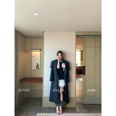 ZONEE/LEA宋亦雯山羊绒大衣外套