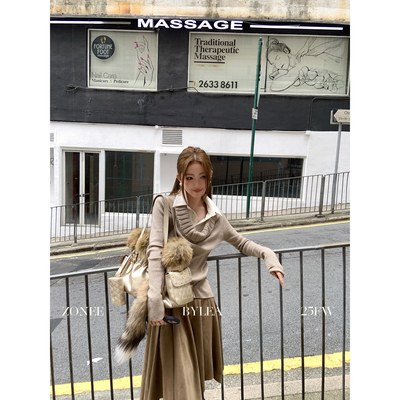 ZONEE/LEA宋亦雯绵羊毛针织衫