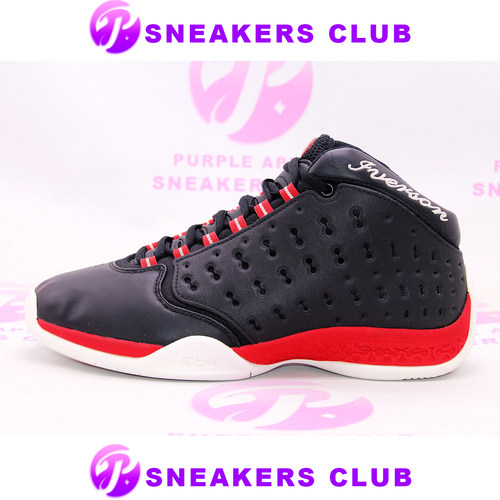Reebok Answer 8 Mid OG 客场 艾弗森8 原色 黑红 答案8 4-117759