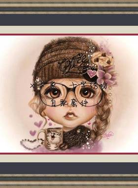 HAESHP 14231 爪哇乔安娜精灵*法国正品DMC十字绣自配套件 一股绣