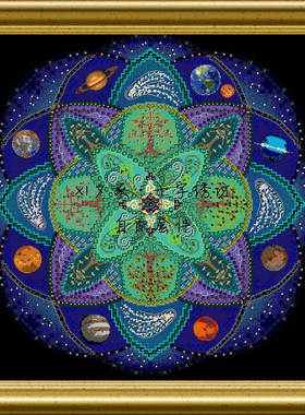 夕绣坊 原扫图打印 CD-A-Mazing Earth to Universe Caleidoscope