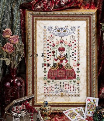 OWL欧美十字绣绝版红心皇后