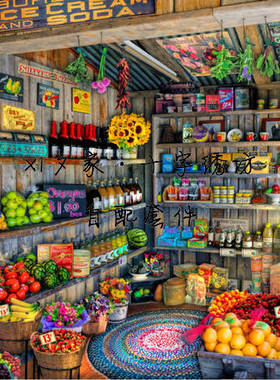 HAEAISSSMC49400 Supersized大型农贸市场 法国DMC十字绣自配套件