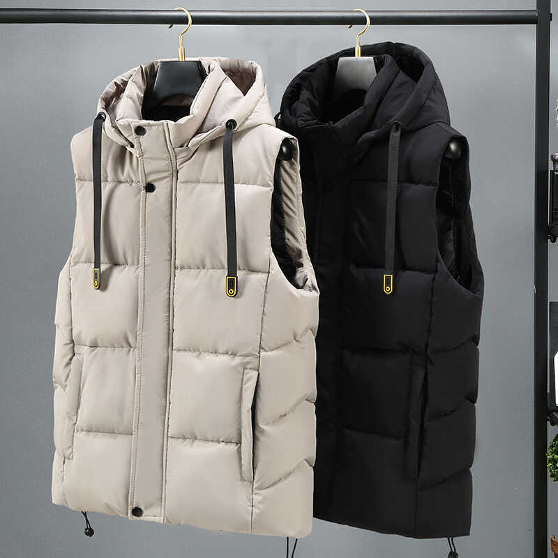 羽绒棉马甲男士秋冬季韩版潮流帅气加厚款外套运动坎肩学生背心