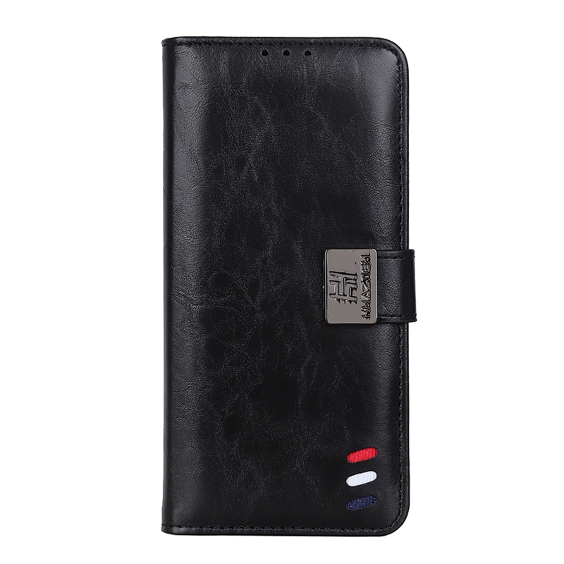 适用华硕ZS590KS手机壳复古简约野牛纹插卡Zenfone8皮套软胶商务