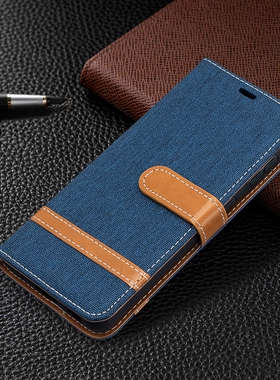 适用三星S21手机壳牛仔布S21+保护套插卡G9980全包边S21Ultra翻盖