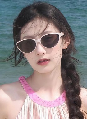 【55】时尚猫眼墨镜方圆脸显脸小太阳眼镜防晒防紫外线高级感墨镜