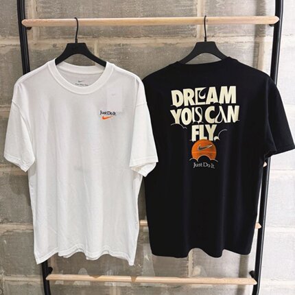 NIKE耐克短袖男25夏新款篮球印花圆领纯棉透气休闲运动T恤FZ8084