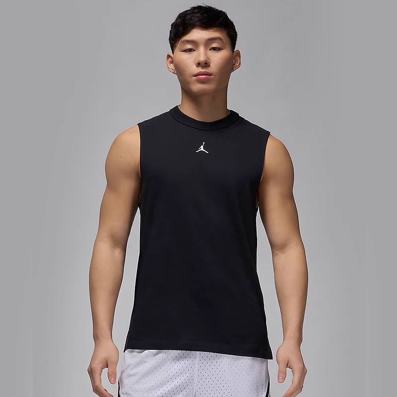 JORDAN耐克男子速干无袖运动上衣夏季跑步训练篮球背心FN5857-010