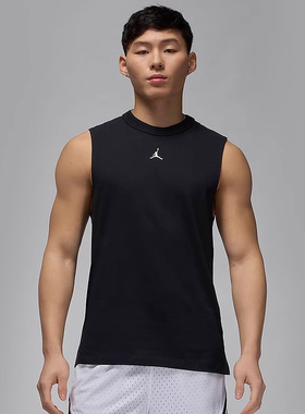 JORDAN耐克男子速干无袖运动上衣夏季跑步训练篮球背心FN5857-010