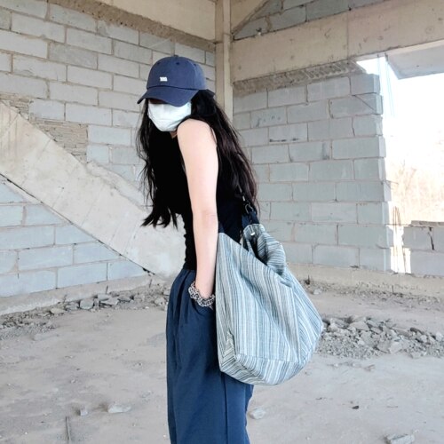 杜九月文艺简约休闲百搭布包