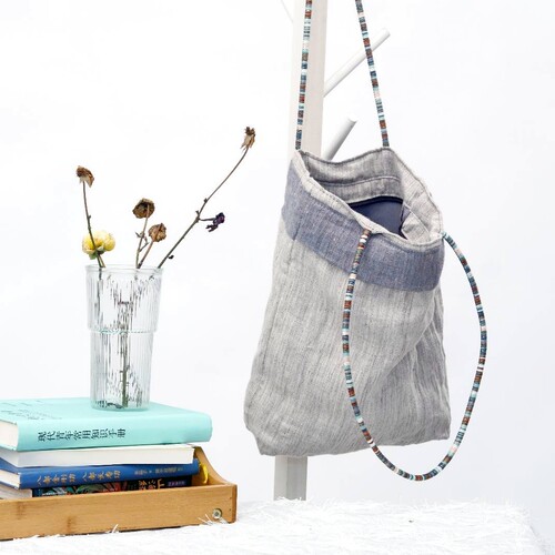 杜九月原创文艺小众松弛感棉麻包