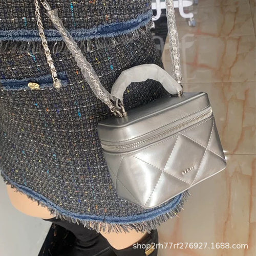 FERIA女包2024新款mini盒子包小众可爱气质百搭通勤链条小方包潮