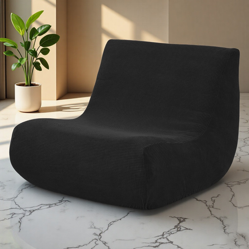 毛毛虫沙发套罩中古风全包防猫抓懒人沙发套单人躺椅罩防尘保护套