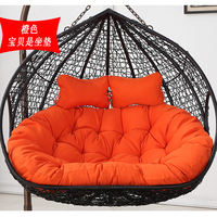 The double backrest cushion of the hanging chair is thickened and enlarged, and can be disassembled and washed. It is also suitable for the chair cushion of the bird's nest cradle swing and the balcony hanging basket thumbnail 6