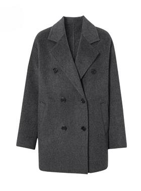 MM麦麦2025秋冬新款高原山羊绒双面毛呢大衣短款外套女5G9970341