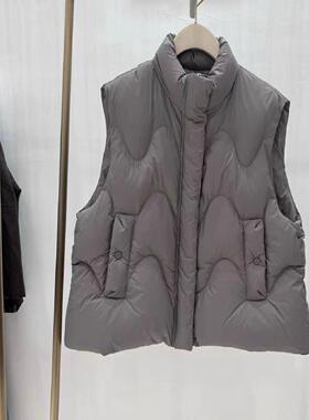 MM商场同款2025冬季新品气质百搭无袖立领羽绒服马甲女3GA180341